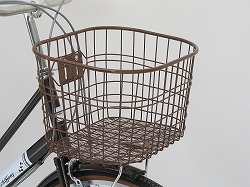 茶色ワイヤーカゴ