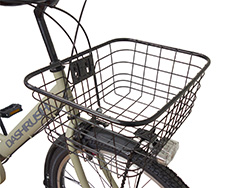 茶色ワイヤーカゴ