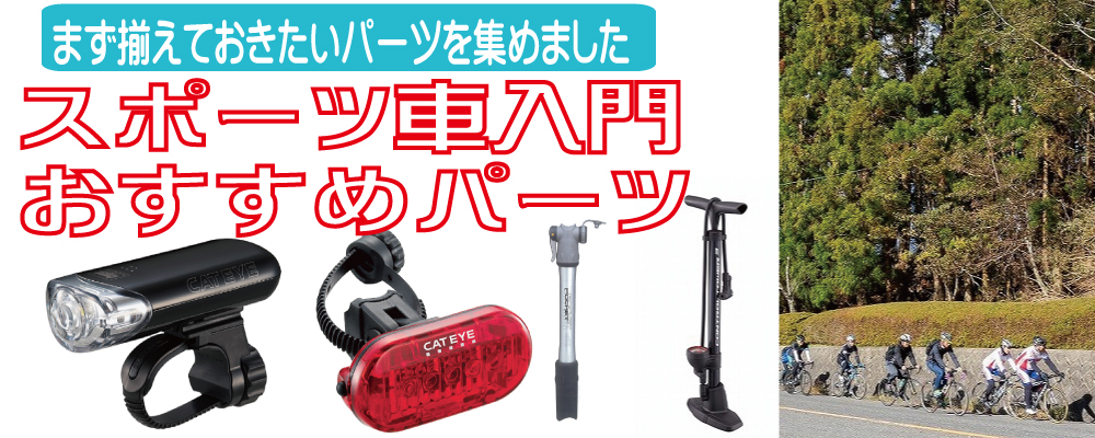 スポーツ車入門パーツ